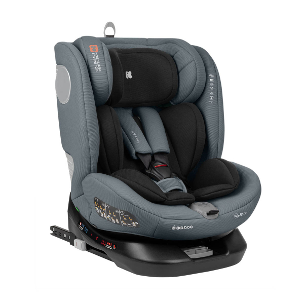 Κάθισμα Αυτοκινήτου ISOfix (40-150εκ. Ύψος) Kikka Boo i-Moove i-size Dark Grey