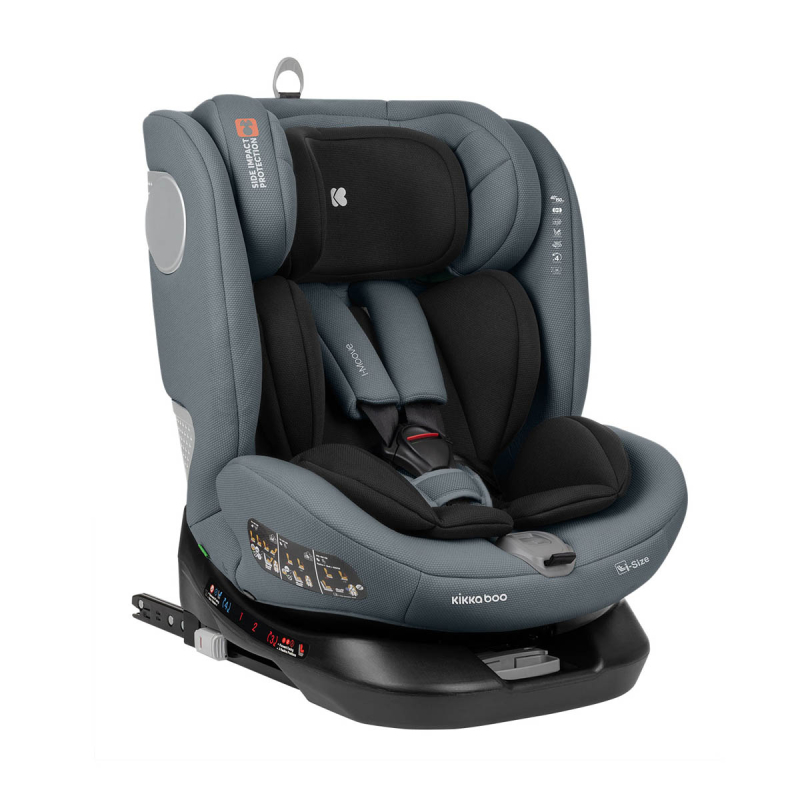 Κάθισμα Αυτοκινήτου ISOfix (40-150εκ. Ύψος) Kikka Boo i-Moove i-size Dark Grey