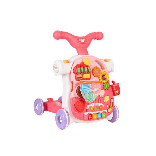 Περπατούρα - Τραπέζι Δραστηριοτήτων (12+ Μηνών) Kikka Boo 4 In 1 Sweet Escape Pink