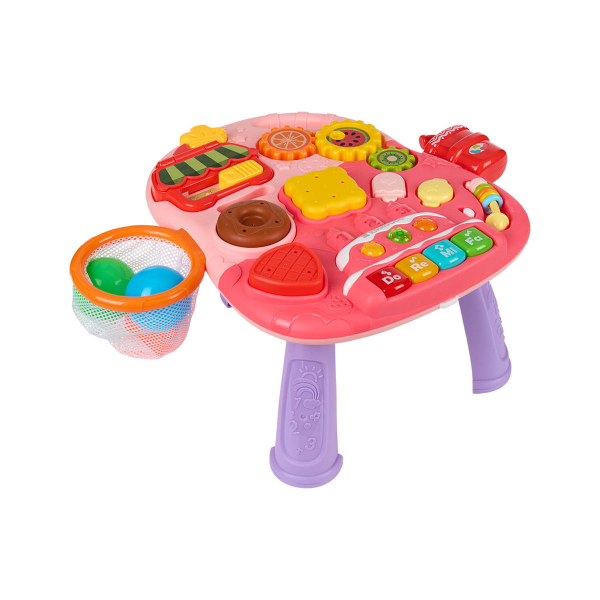 Περπατούρα - Τραπέζι Δραστηριοτήτων (12+ Μηνών) Kikka Boo 4 In 1 Sweet Escape Pink