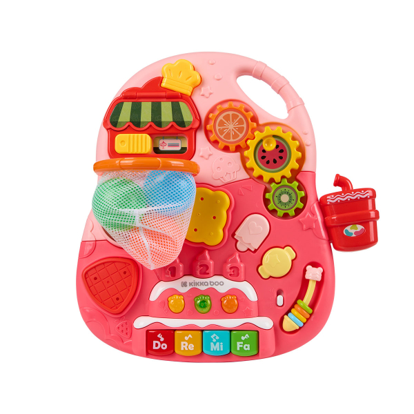 Περπατούρα - Τραπέζι Δραστηριοτήτων (12+ Μηνών) Kikka Boo 4 In 1 Sweet Escape Pink