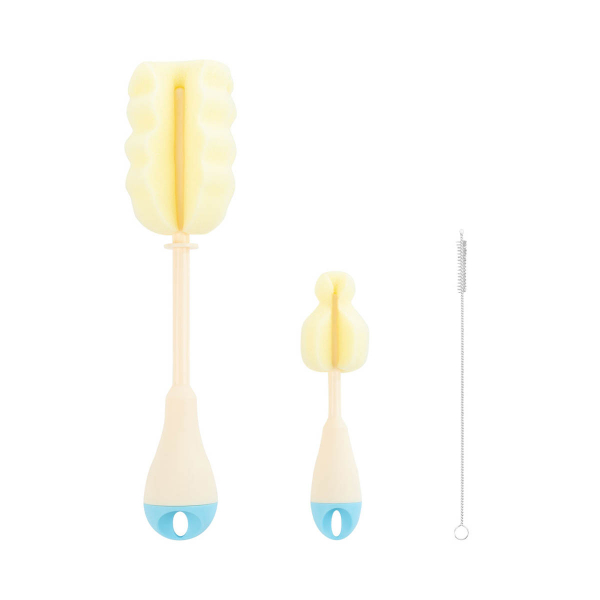 Βούρτσες Καθαρισμού Μπιμπερό (Σετ 3τμχ) Kikka Boo Blue