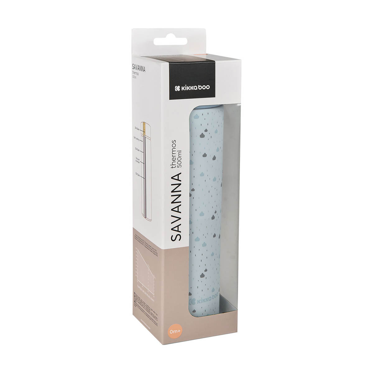 Βρεφικό Θερμός Υγρών 500Ml Kikka Boo Savanna Blue Home Παιδικά Είδη Φαγητού & Αξεσουάρ Σερβιρίσματος Spitishop
