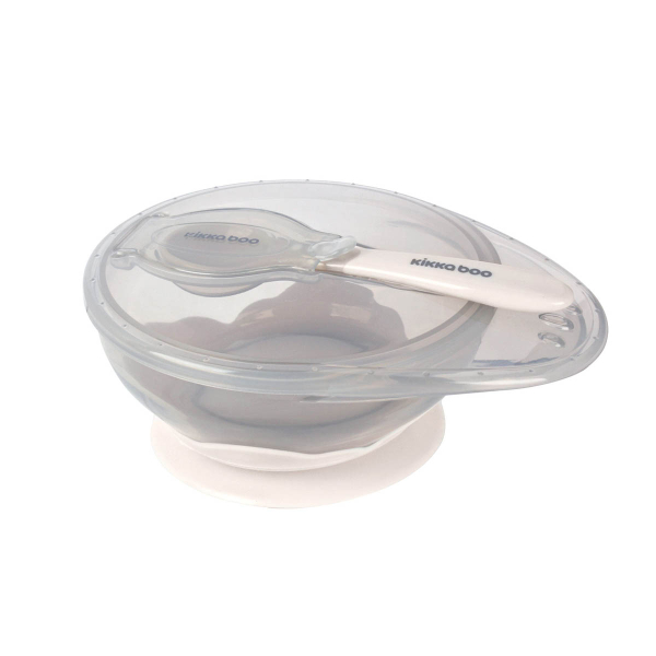 Φαγητοδοχείο & Κουτάλι 250ml Kikka Boo Beige