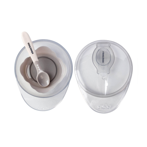 Φαγητοδοχείο & Κουτάλι 250ml Kikka Boo Beige