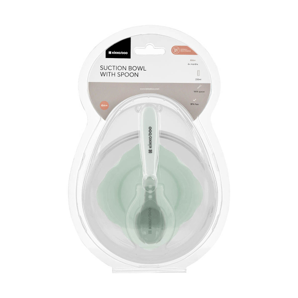 Φαγητοδοχείο & Κουτάλι 250ml Kikka Boo Mint