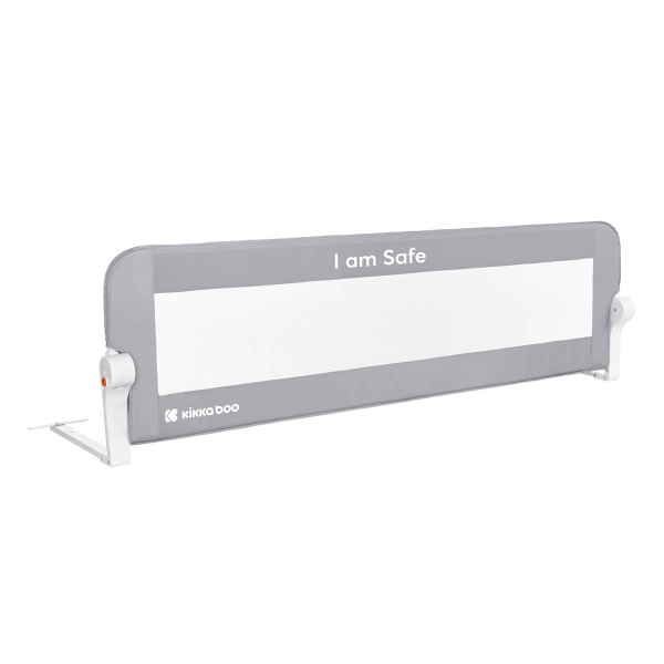 Προστατευτικό Κάγκελο Κρεβατιού (150x35.8x42) Kikka Boo I Am Safe Grey