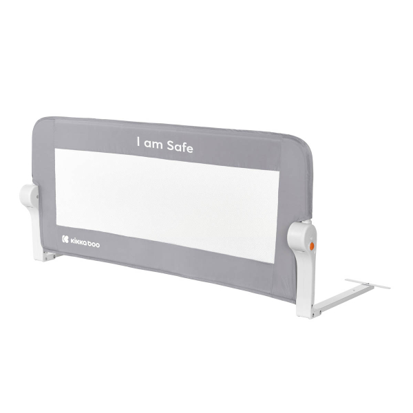 Προστατευτικό Κάγκελο Κρεβατιού (102x35.8x42) Kikka Boo I Am Safe Grey