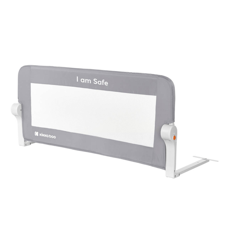 Προστατευτικό Κάγκελο Κρεβατιού (102x35.8x42) Kikka Boo I Am Safe Grey