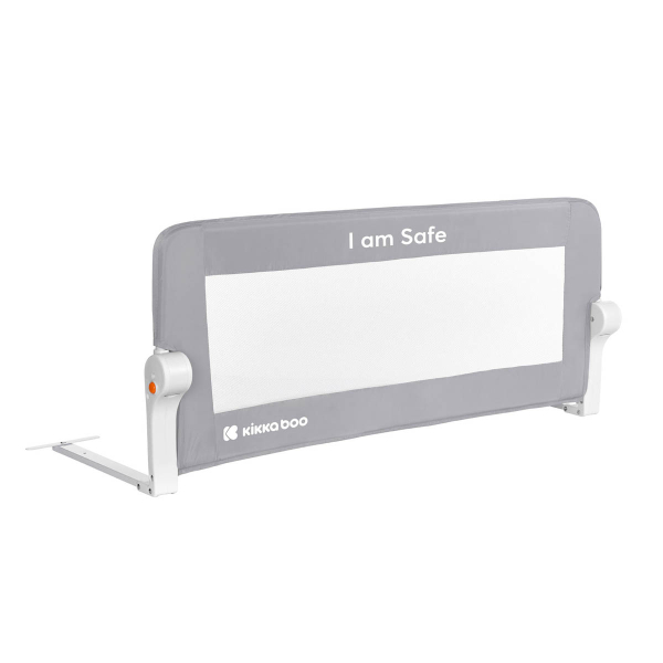 Προστατευτικό Κάγκελο Κρεβατιού (102x35.8x42) Kikka Boo I Am Safe Grey