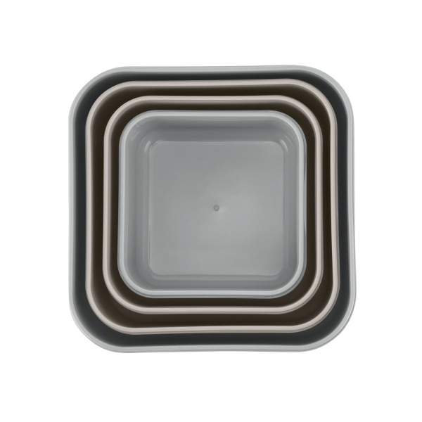 Φαγητοδοχεία (Σετ 4τμχ) Kikka Boo Kitty Cat Grey