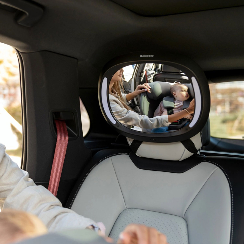 Καθρέφτης Αυτοκινήτου Για Μωρά Με Φως & Χειριστήριο Kikka Boo 31002180002