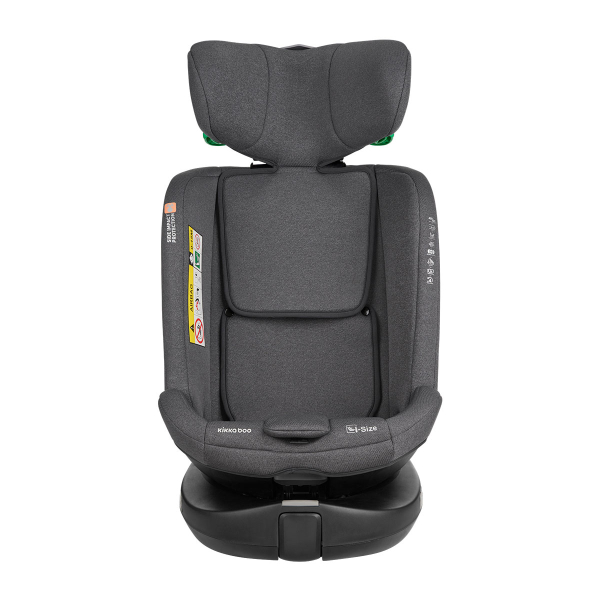 Κάθισμα Αυτοκινήτου ISOfix (40-150εκ. Ύψος) Kikka Boo i-Secure i-size Dark Grey
