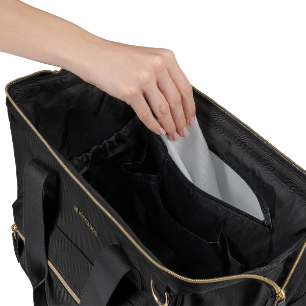 Τσάντα Αλλαξιέρα (40x27x22) Kikka Boo Maxi Black 2025