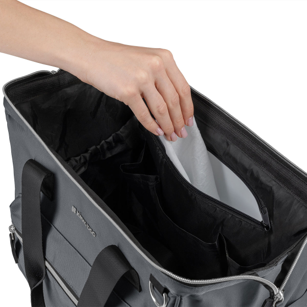 Τσάντα Αλλαξιέρα (40x27x22) Kikka Boo Maxi Grey 2025