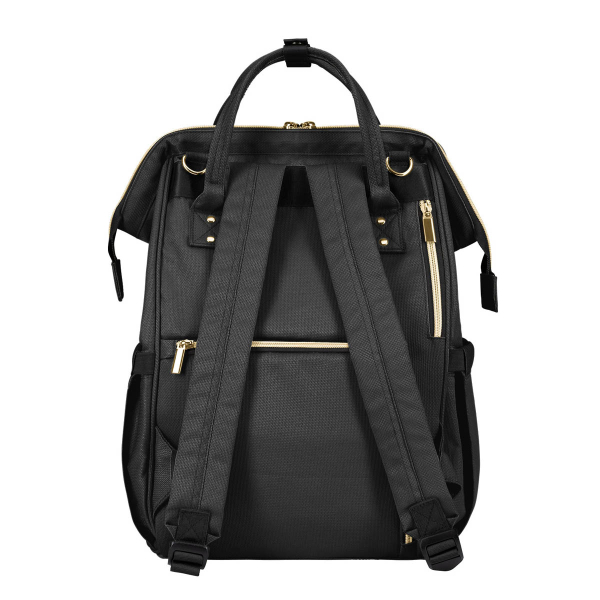 Τσάντα Αλλαξιέρα Backpack (32x18x41) Kikka Boo Siena Black - Gold 2025