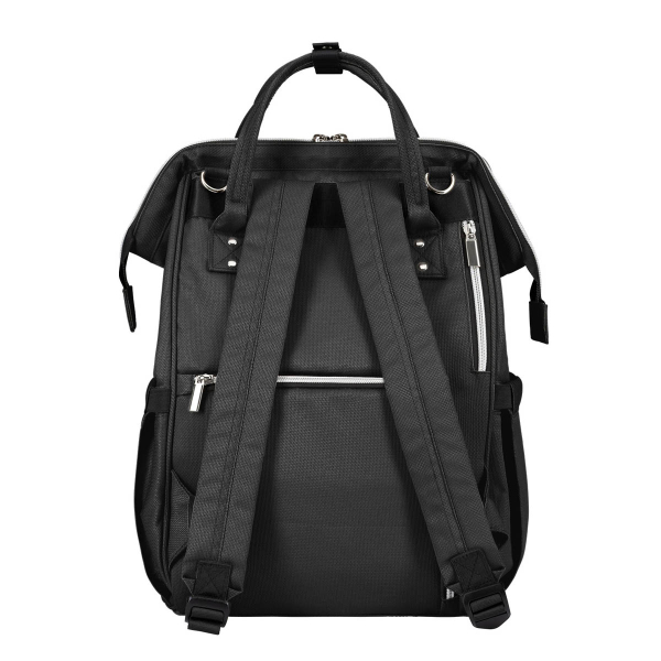 Τσάντα Αλλαξιέρα Backpack (32x18x41) Kikka Boo Siena Black - Silver 2025