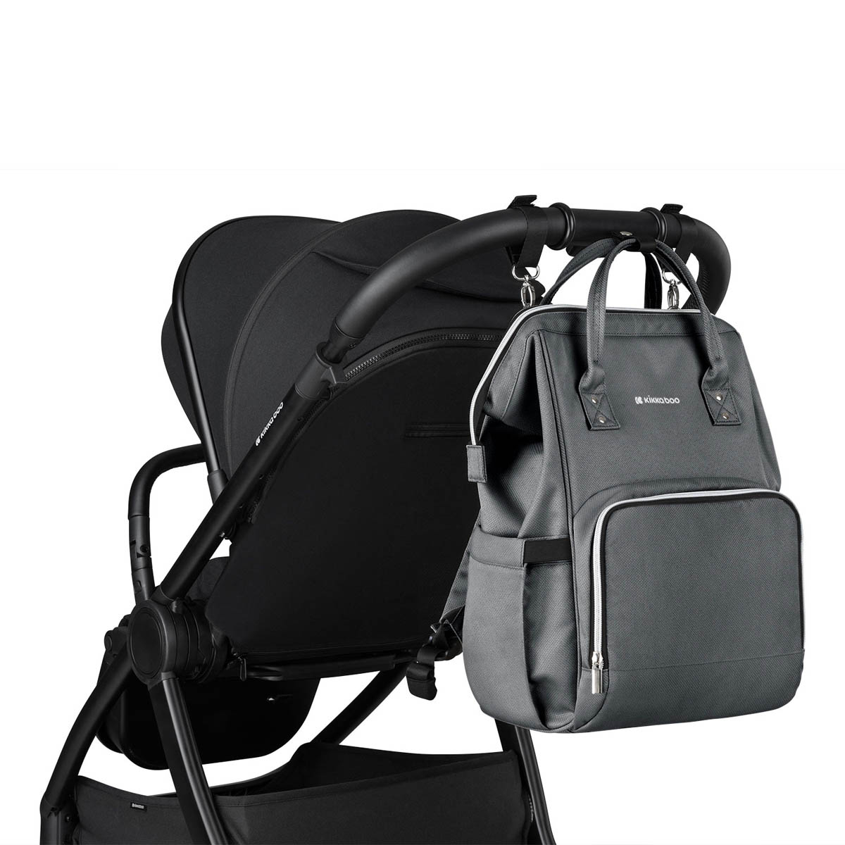 Τσάντα Αλλαξιέρα Backpack (32X18X41) Kikka Boo Siena Dark Grey 2025 Home Βρεφικά Τσάντες Αλλαξιέρες - Νεσεσέρ Spitishop