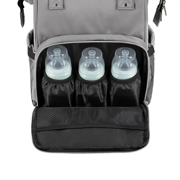 Τσάντα Αλλαξιέρα Backpack (32x18x41) Kikka Boo Siena Light Grey 2025