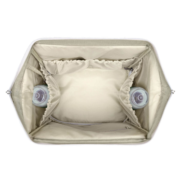 Τσάντα Αλλαξιέρα Backpack (30x24x45) Kikka Boo Siena Luxe Secret Garden Deep Green