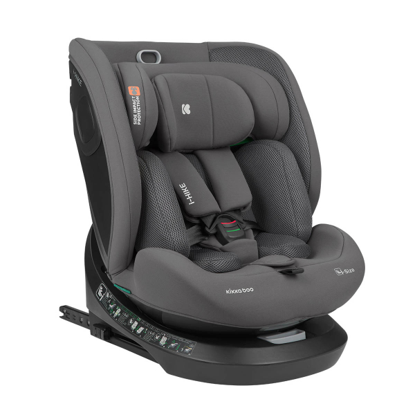 Κάθισμα Αυτοκινήτου ISOfix (40-150εκ. Ύψος) Kikka Boo i-Hike i-size Dark Grey 2025