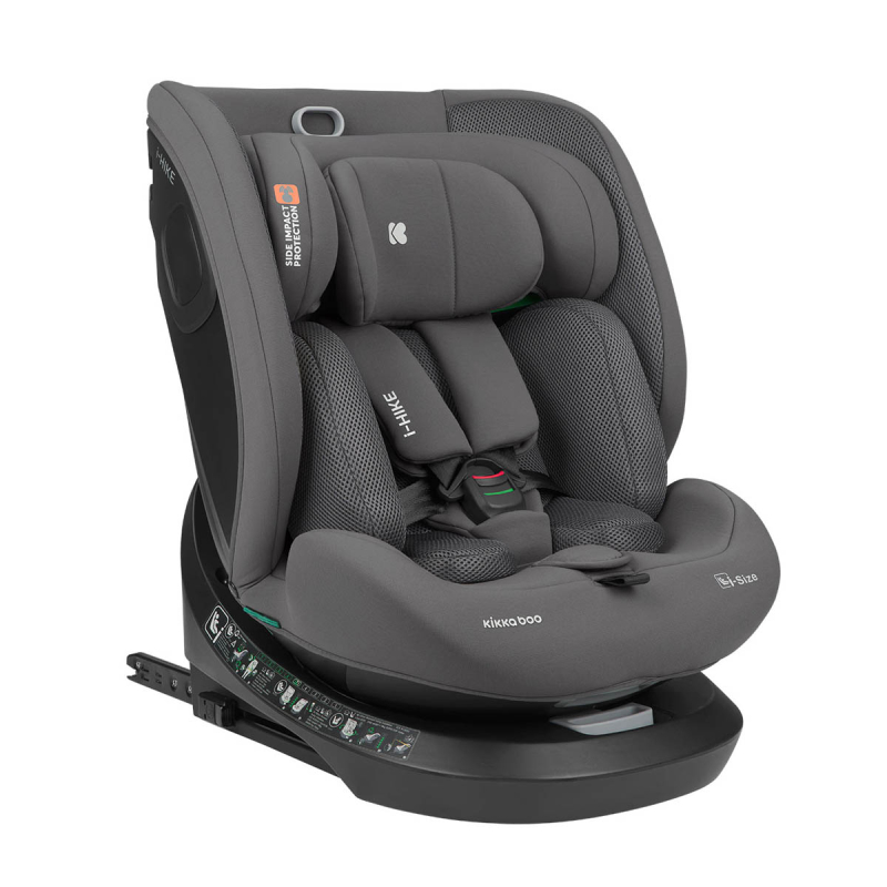 Κάθισμα Αυτοκινήτου ISOfix (40-150εκ. Ύψος) Kikka Boo i-Hike i-size Dark Grey 2025