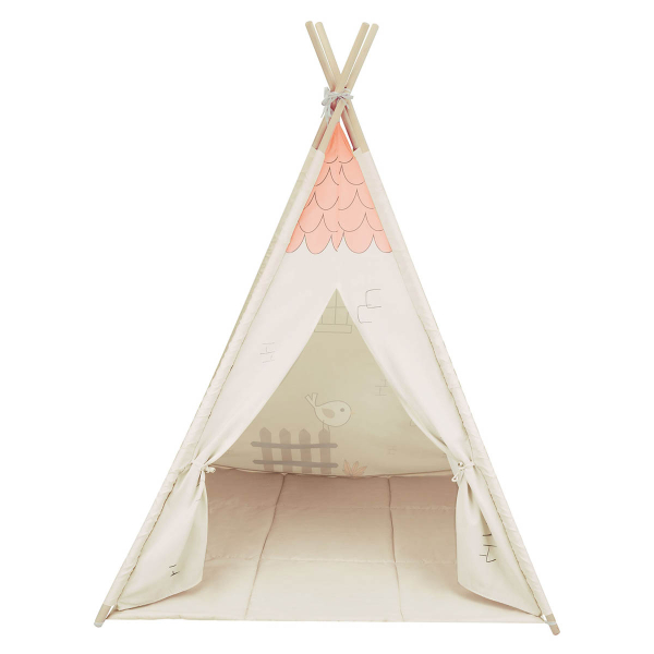 Παιδική Σκηνή Με Στρωματάκι Kikka Boo Beige House