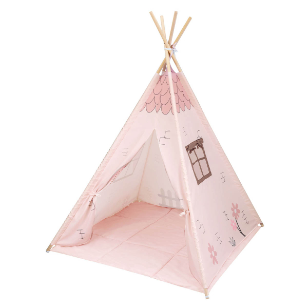 Παιδική Σκηνή Με Στρωματάκι Kikka Boo Pink House