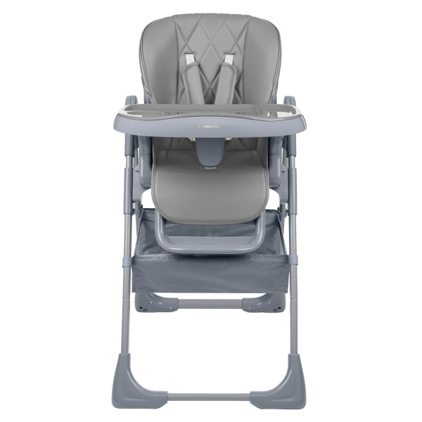Καρεκλάκι Φαγητού Αναδιπλούμενο (0-36 Μηνών/ Έως 15kg) Kikka Boo Comfy+ Grey
