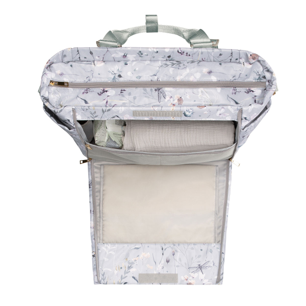 Τσάντα Αλλαξιέρα (43x17x35) Kikka Boo Florence Dreamy Fields Grey