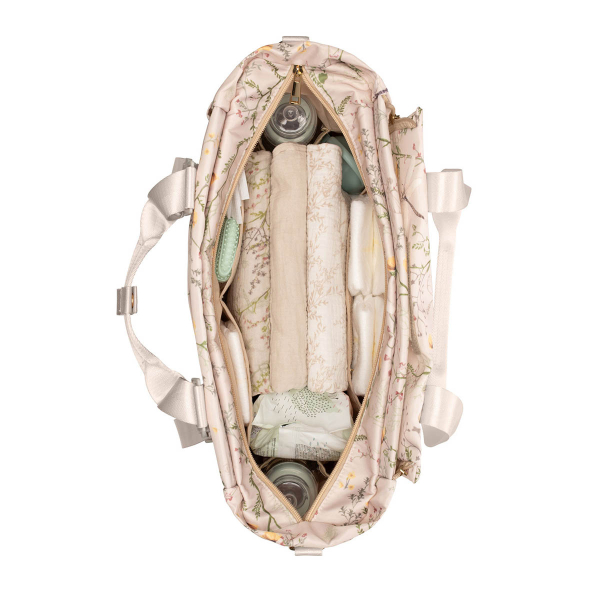 Τσάντα Αλλαξιέρα (43x17x35) Kikka Boo Florence Secret Garden Beige