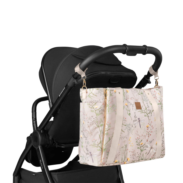 Τσάντα Αλλαξιέρα (43x17x35) Kikka Boo Florence Secret Garden Beige