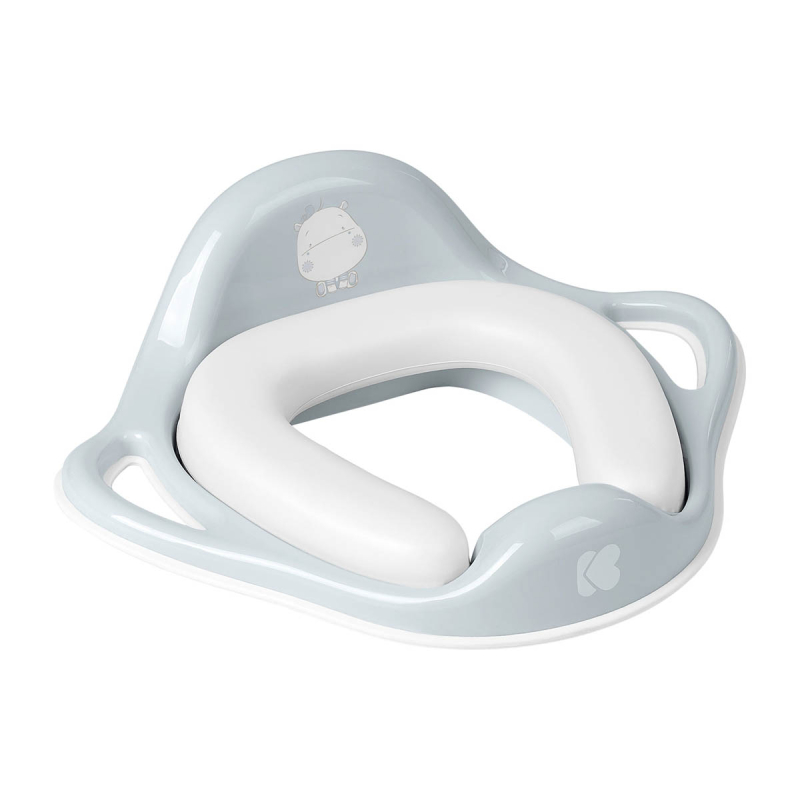 Παιδικό Μαλακό Κάθισμα Τουαλέτας Με Χερούλια (41.5x37x14) Kikka Boo Hippo Blue