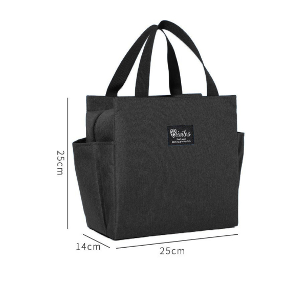 Ισοθερμική Τσάντα Φαγητού 9lt Amber 3002-1 Μαύρο