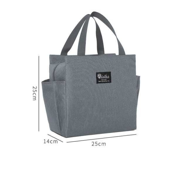 Ισοθερμική Τσάντα Φαγητού 9lt Amber 3002-3 Γκρι