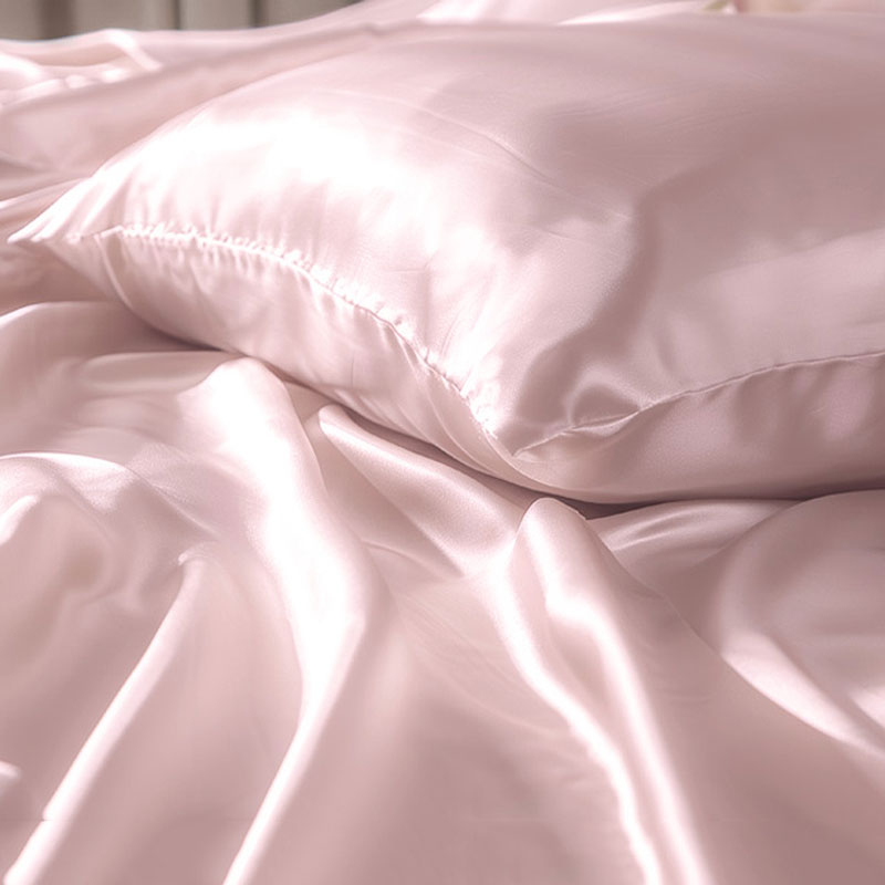 Μεταξωτή Μαξιλαροθήκη Φάκελος (50x70) Feel & Touch Beauty Sleep Pudra