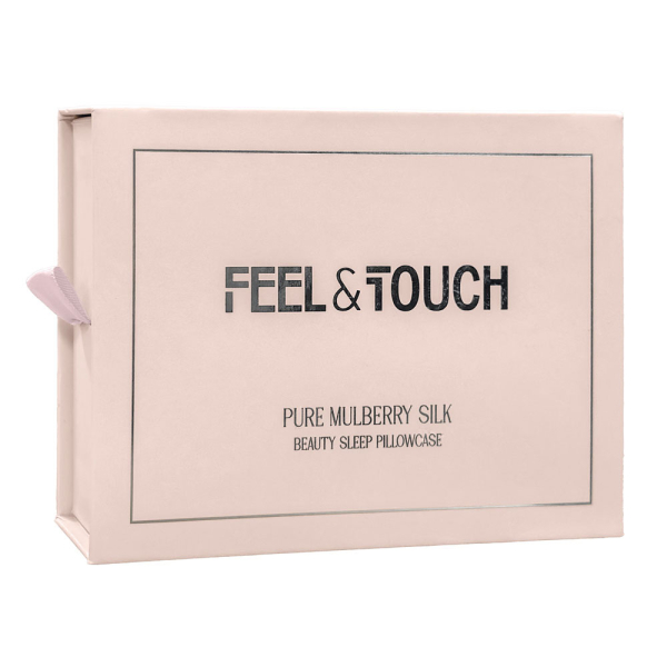 Μεταξωτή Μαξιλαροθήκη Φάκελος (50x70) Feel & Touch Beauty Sleep Pudra