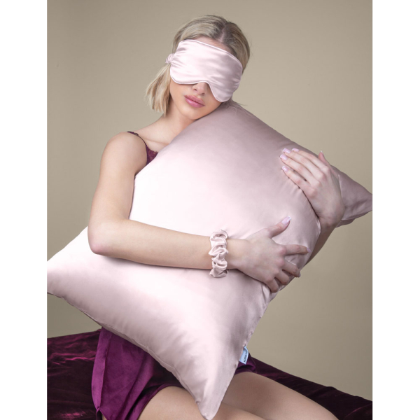 Μεταξωτή Μαξιλαροθήκη Φάκελος (50x70) Feel & Touch Beauty Sleep Pudra