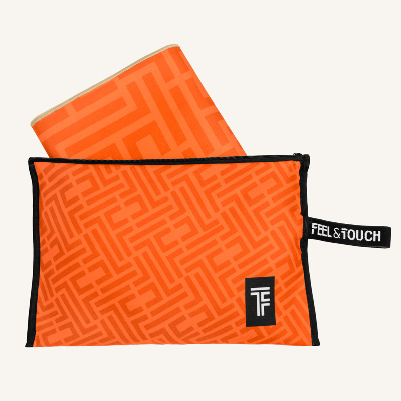 Πετσέτα Θαλάσσης 2 Όψεων + Νεσεσέρ Παραλίας (2τμχ) Feel & Touch Motivo 03