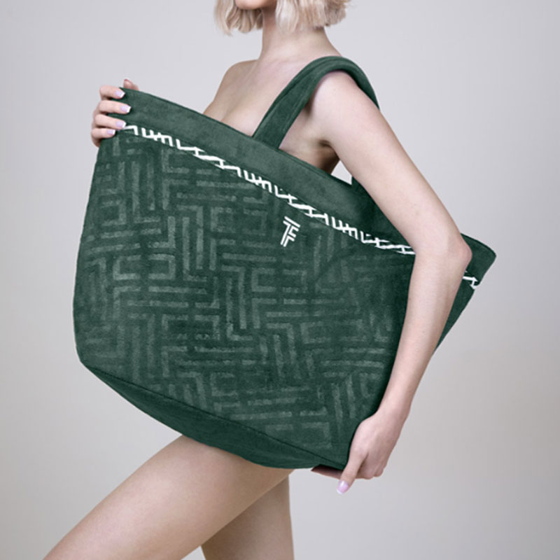 Τσάντα Θαλάσσης (68x40x40) Feel & Touch Icon Verde