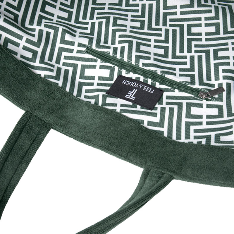 Τσάντα Θαλάσσης (68X40X40) Feel Touch Icon Verde Home Τσάντες Spitishop
