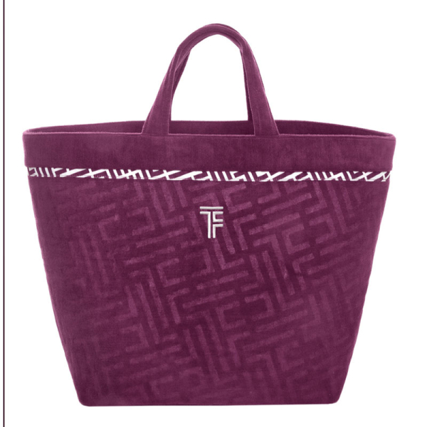 Τσάντα Θαλάσσης (68x40x40) Feel & Touch Icon Aubergine