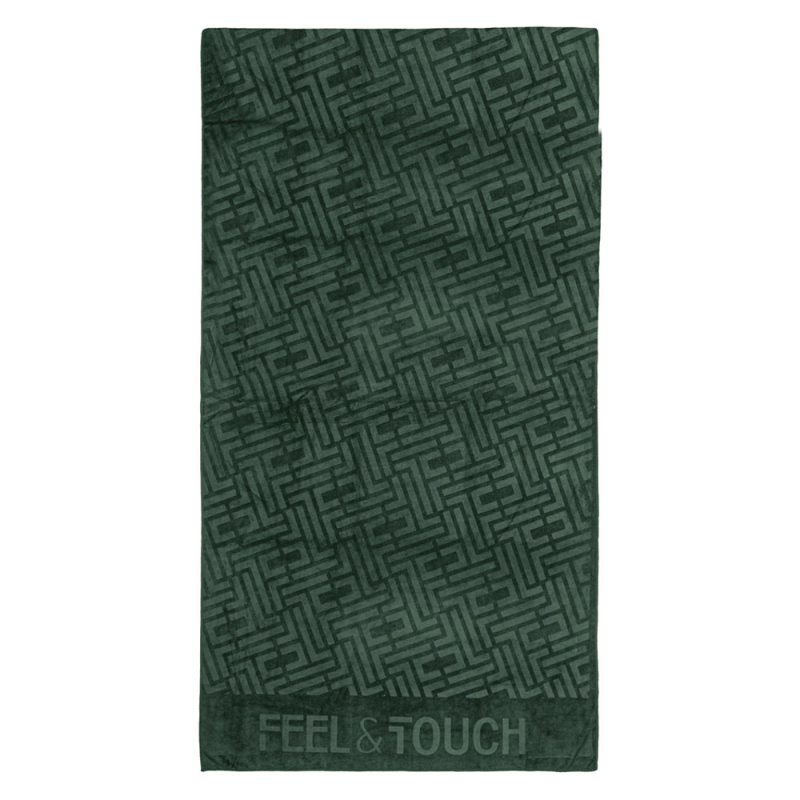Πετσέτα Θαλάσσης (90x170) Feel & Touch Icon Verde