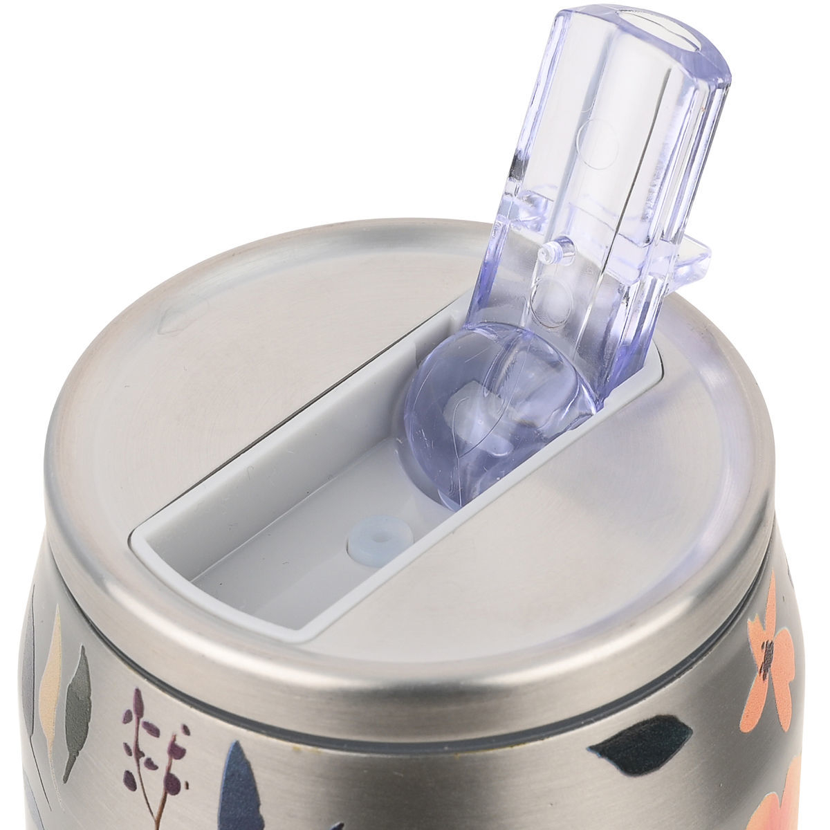 Ποτήρι Θερμός 500Ml Estia Save The Aegean Silver Botanic 01-31299 Home Οργάνωση & Αποθήκευση Spitishop