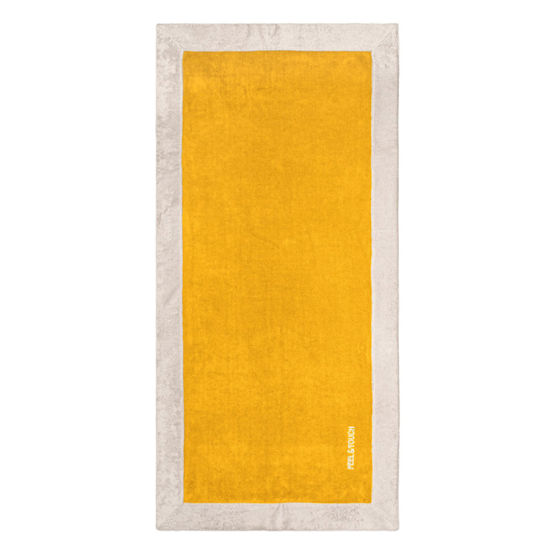 Πετσέτα Θαλάσσης (80x170) Feel & Touch Caribbean Mustard