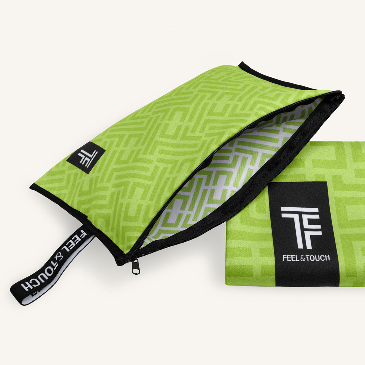 Πετσέτα Θαλάσσης Microfiber 2 Όψεων + Νεσεσέρ Παραλίας (2Τμχ) Feel Touch Motivo 04 Home Πετσέτες Ενηλίκων Spitishop