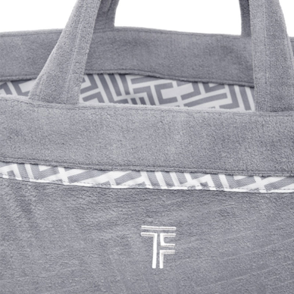 Τσάντα Θαλάσσης (68x40x40) Feel & Touch Icon Titanium