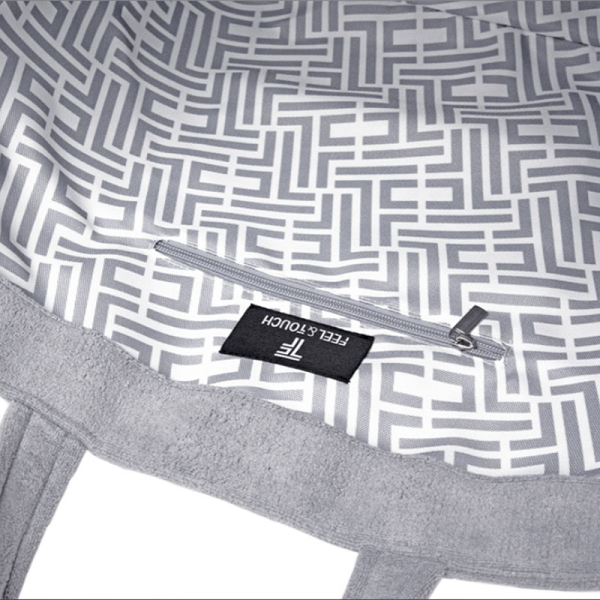 Τσάντα Θαλάσσης (68x40x40) Feel & Touch Icon Titanium