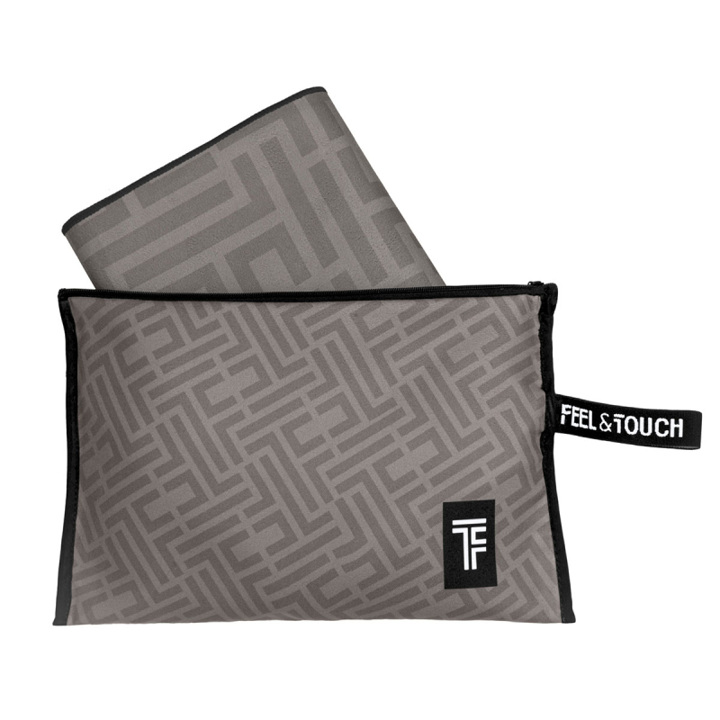 Πετσέτα Θαλάσσης 2 Όψεων + Νεσεσέρ Παραλίας (2τμχ) Feel & Touch Motivo 08