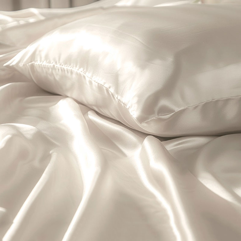 Μεταξωτή Μαξιλαροθήκη Φάκελος (50x70) Feel & Touch Beauty Sleep Champagne